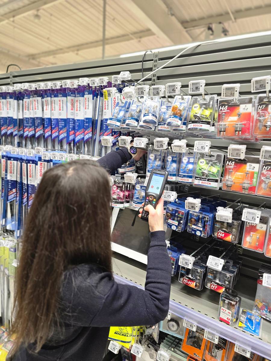 Inventaire en grande distribution